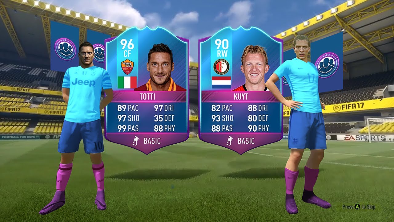 END OF AN ERA TOTTI & KUYT SBC CARDS! [COMPLETE]