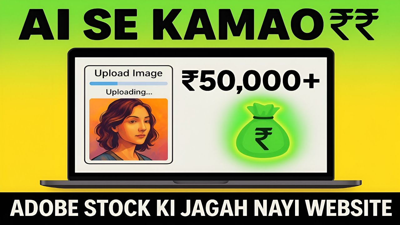 Adobe Stock Ka Sabse Bada Alternative Mil Gaya! Bas AI Images Upload Karo Aur Kamao