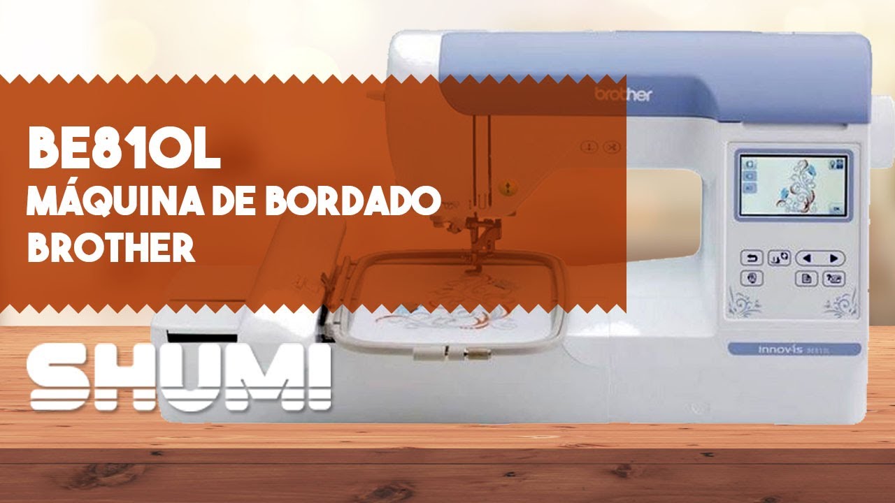 Conheça a máquina de bordado Brother BE815L.