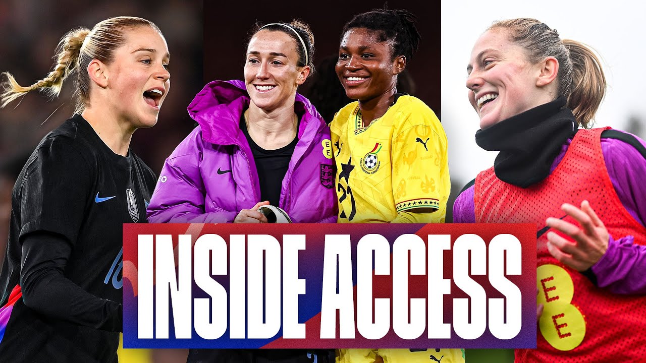 Kendall’s First Goal, Wet Weather Training & St Mary's Stadium Fireworks v Ghana 🎇 | Inside Access
