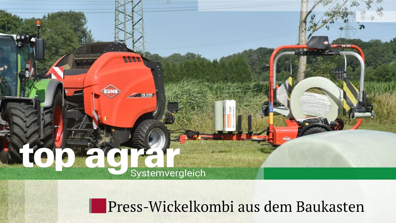 Kuhn Press-Wickelkombination aus dem Baukasten ++SYSTEMVERGLEICH++