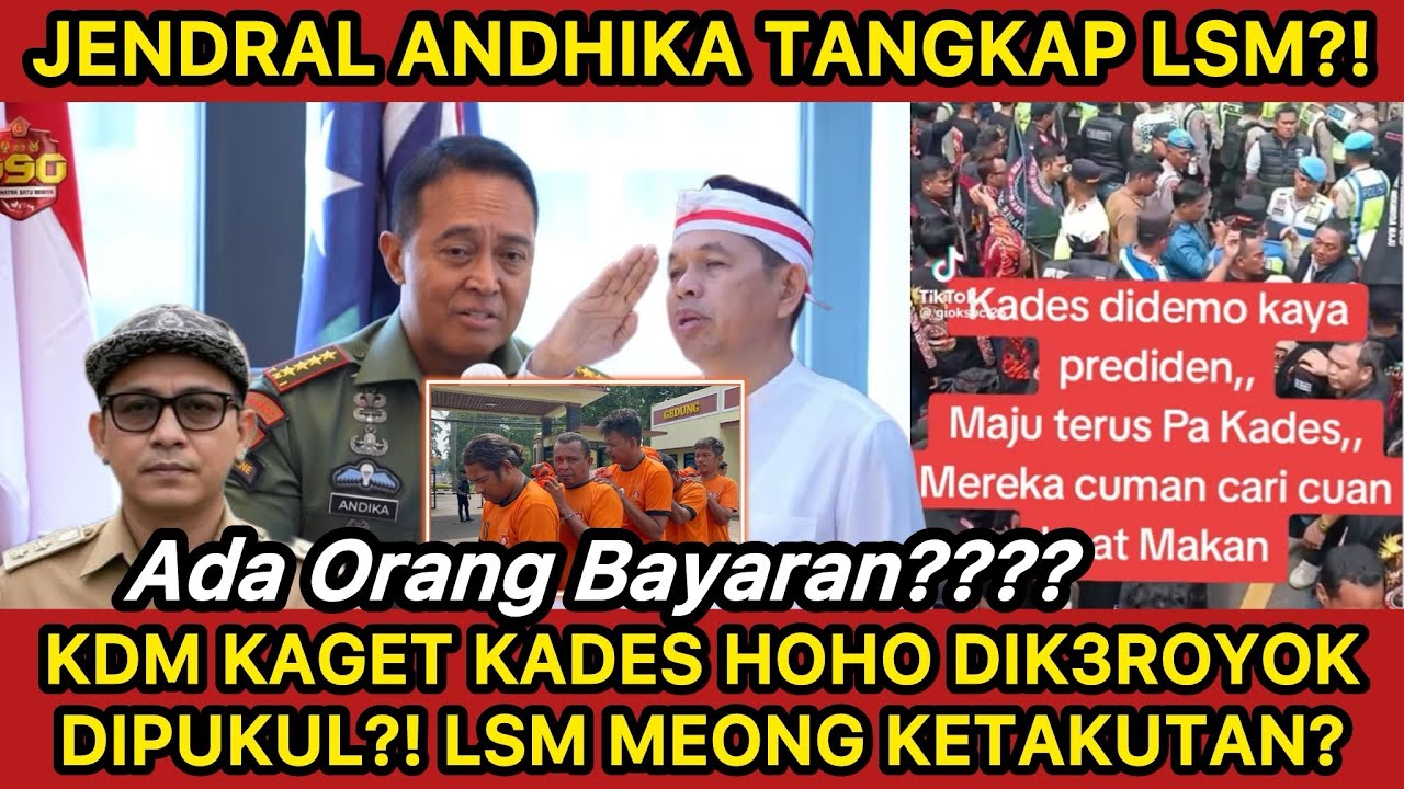 MAMPUS‼️JENDRAL DAN KDM TANGKAP LSM NAKAL?! KADES HOHO UNGKAP LSM MEONG TERNYATA ORANG BAYARAN???
