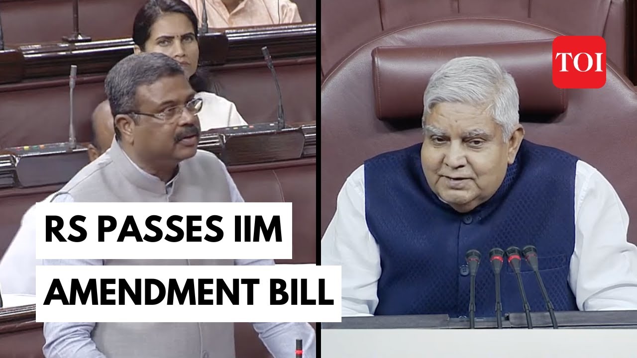 Rajya Sabha clears Indian Institutes of Management (Amendment) Bill, 2023