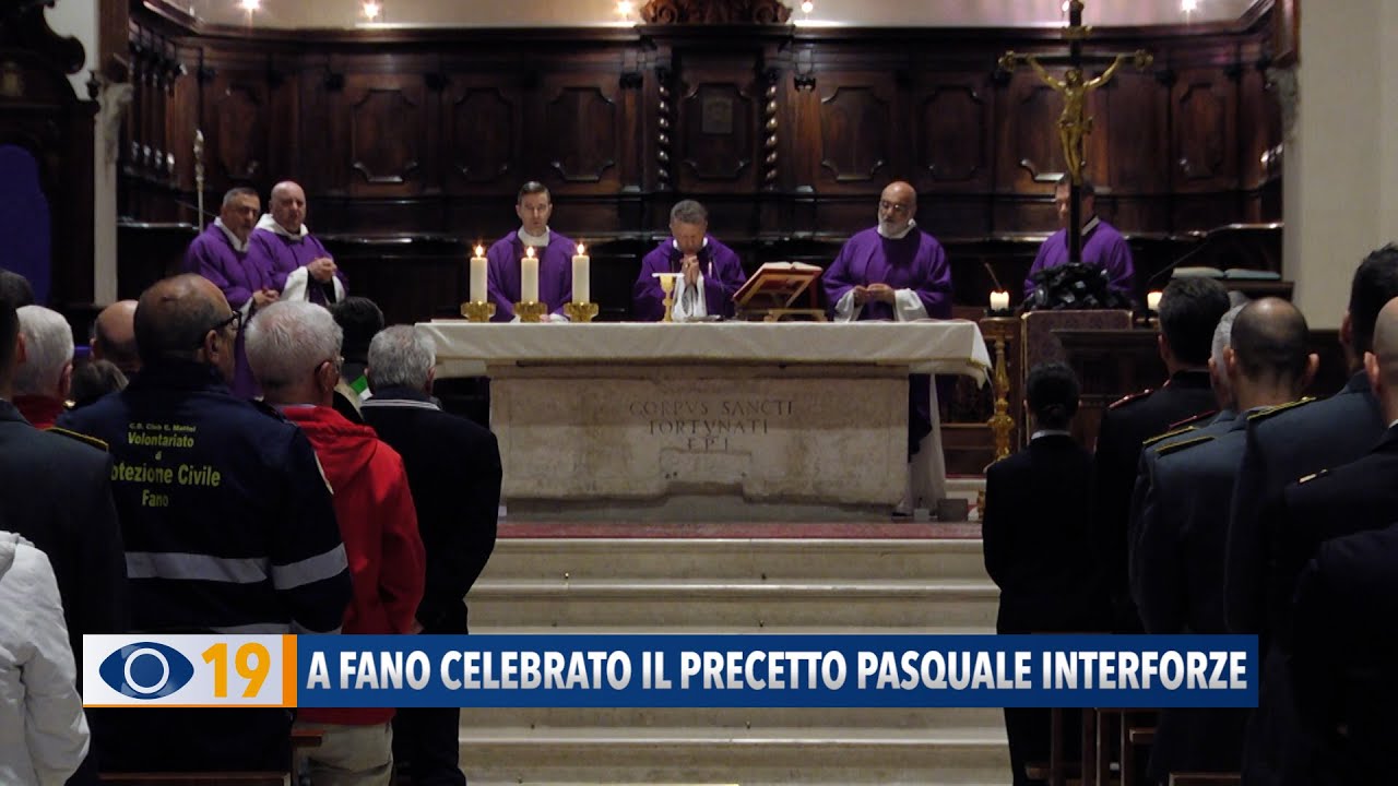 In Duomo a Fano celebrato il Precetto Pasquale Interforze
