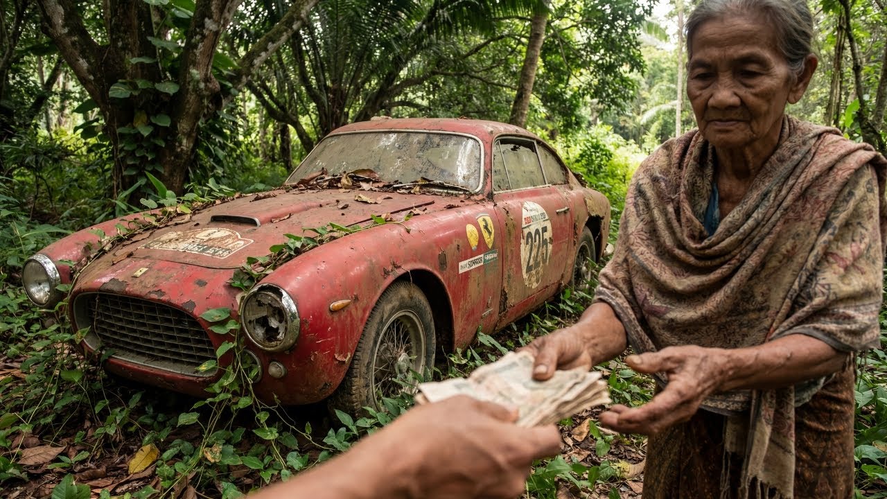 POV ASMR Car Restoration | Ferrari 225 S Found Abandoned in the Jungle — Bought for Just $299
