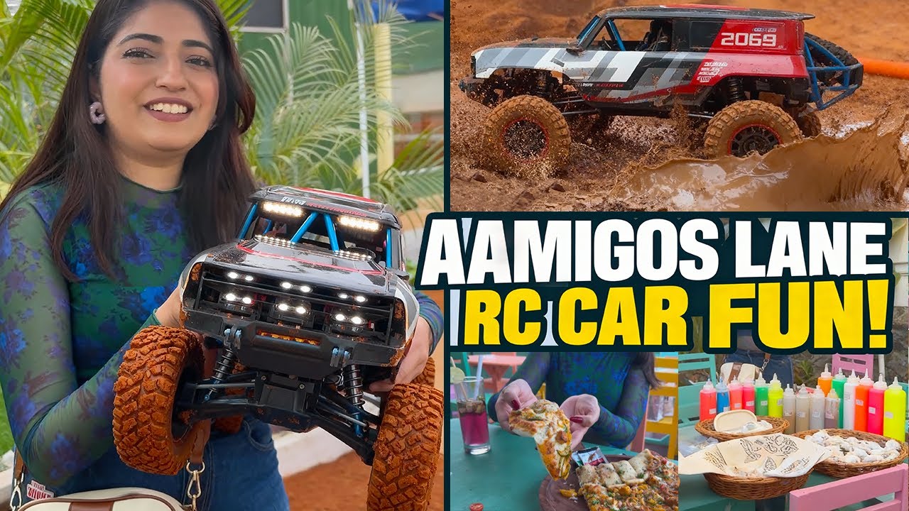 India’s First RC Car Race Café? | Aamigos Lane Thane Full Vlog
