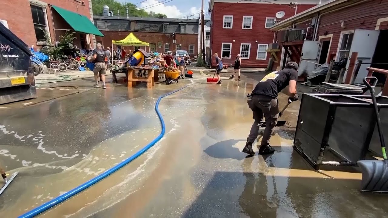 Vermont flood cleanup continues after rapid waters ravage state
