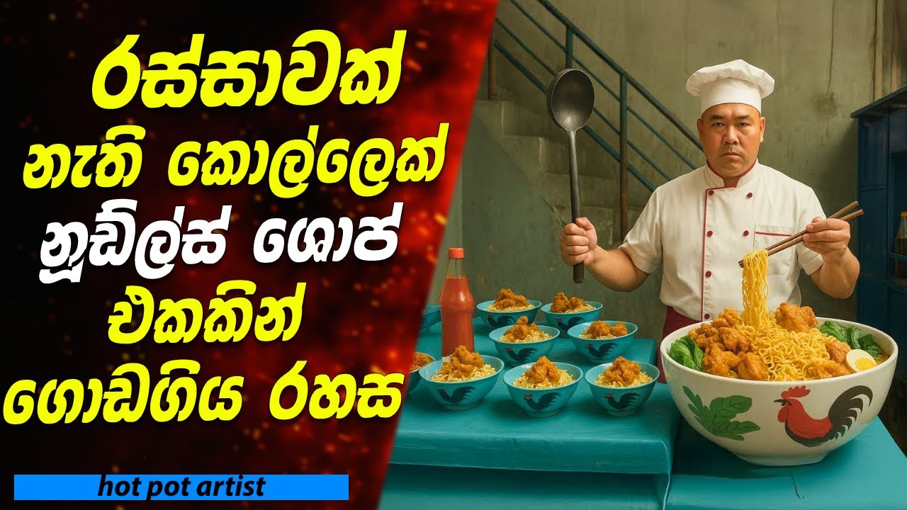 රස්සාවක් නැති කොල්ලෙක් නූඩ්ල්ස් ශොප් එකකින් ගොඩගිය රහස | Sinhala Movie Review