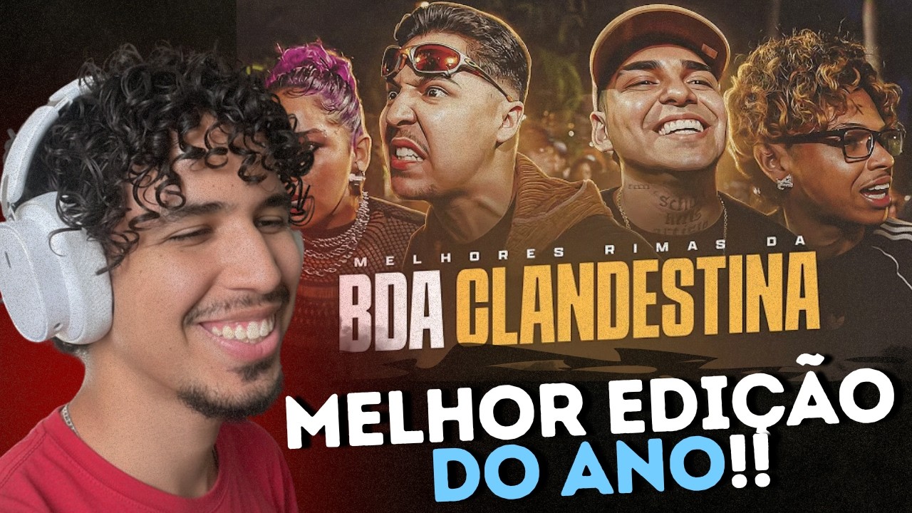 MELHORES RIMAS BDA CLANDESTINA!🔥 - JottaD REACT
