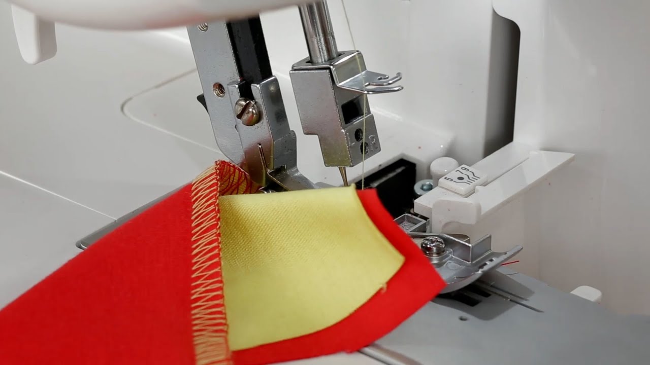 BERNINA overlocker/serger L 460 / L 450: threading and sewing, 2-thread overlock