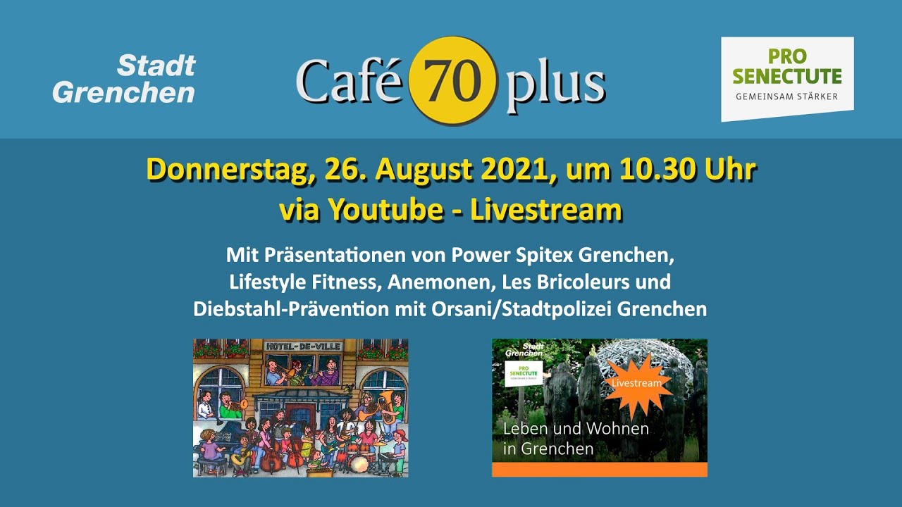 Café 70 plus - Leben und Wohnen in Grenchen