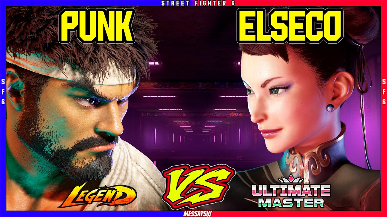 SF6 Punk (Ryu) VS ELSeco (Chun li)💥Messatsu!💥スト6💥Street fighter 6