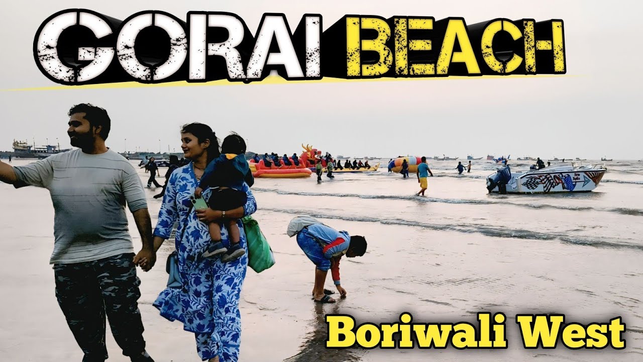 GORAI BEACH | Tourist places in Mumbai | Gorai beach Borivali | How to Reach Gorai beach | #mumbai