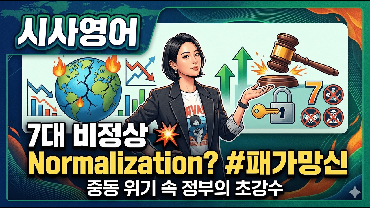 (시사영어) : 글로벌 이슈, 필수 영어 표현