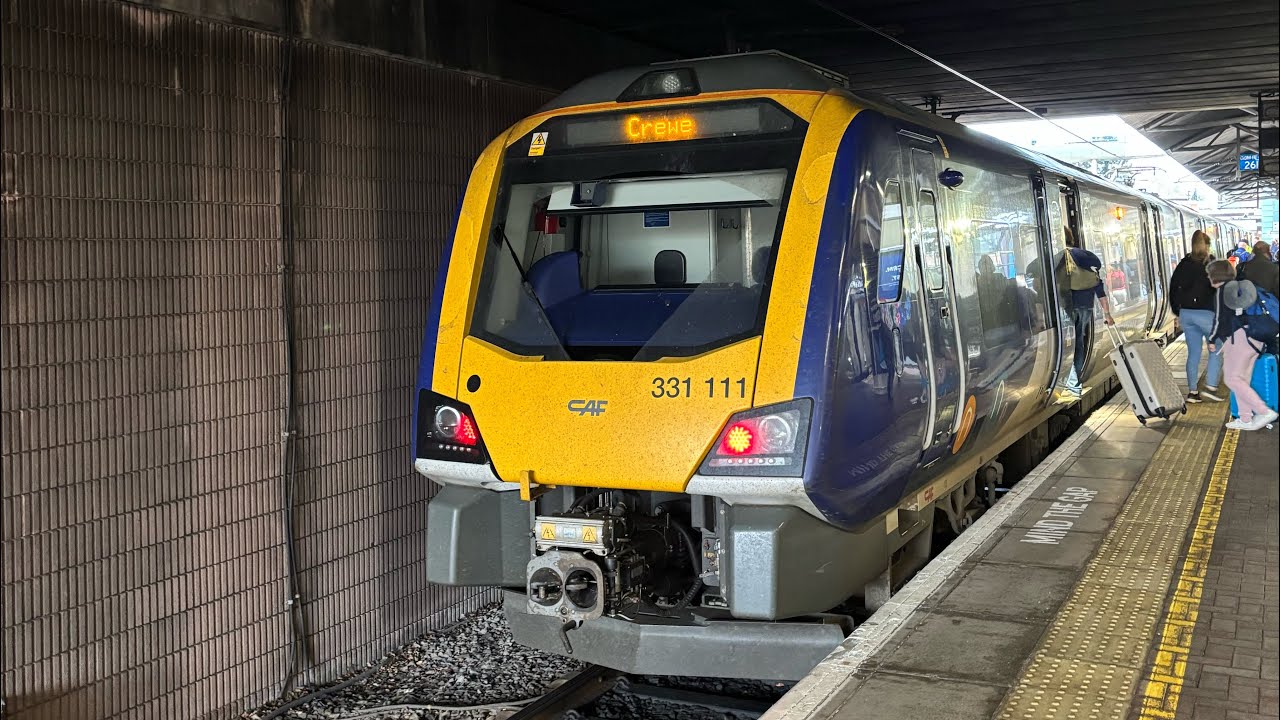 Northern Trains from Manchester Airport to Holmes Chapel