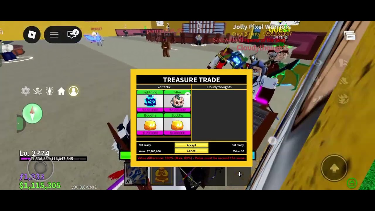Blox fruit trading Montague 