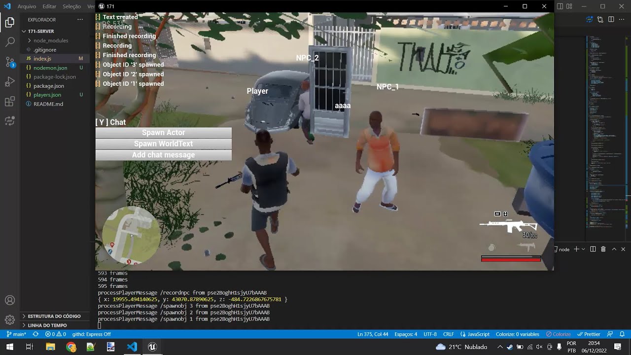 mod 171 online, salvando video completo pra dps