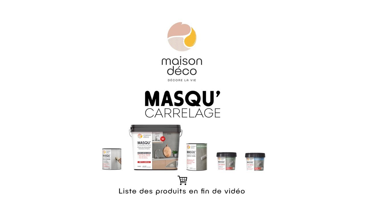 Maison Déco - Comment appliquer Masqu'carrelage ?
