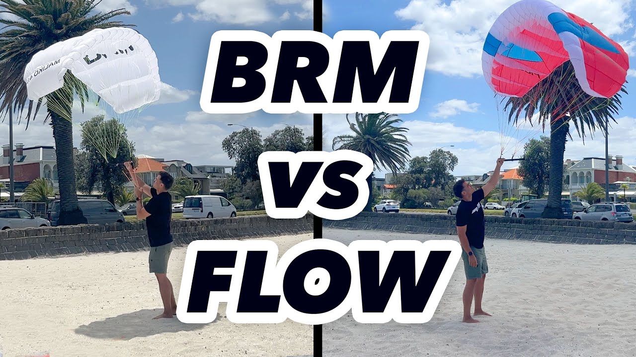 BRM vs FLOW: On land flight test in 12kts & 18kts