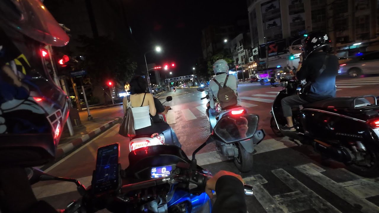 BANGKOK Night Adventure On Two Wheels- Dangerous!!!