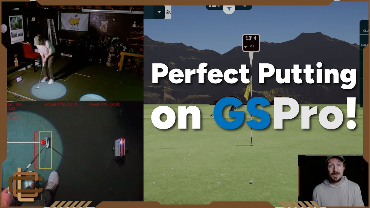 Webcam Putting for Flightscope Mevo, Garmin, MLM2pro, and more!