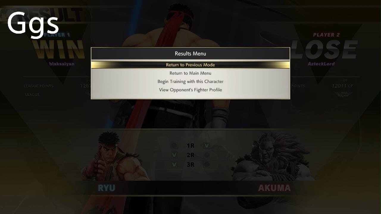 STREET FIGHTER V: blaksaiyan vs Lord-Dwayneeboy
