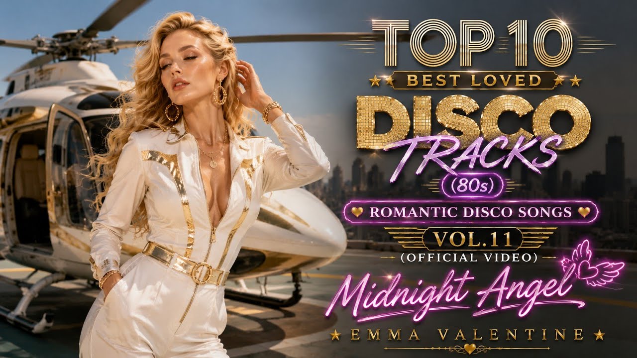10 Best Loved Disco Tracks (80s) | Romantic Disco Songs Vol.11 (Official Video) - Midnight Angel