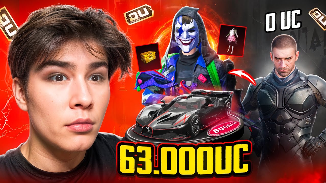 $62 000 UC!🔥TEKINGA OBUNACHIM AKKAUNTLARINI 😍KUCHAYTIRIB BERDIM RONALDO TAKTIKASINI TOPDIM!