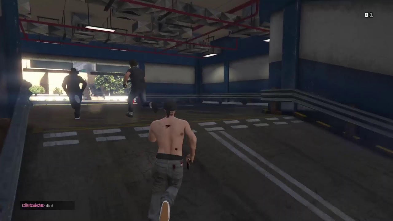 Marlonyt outside in GTA5! Chillin with da homies