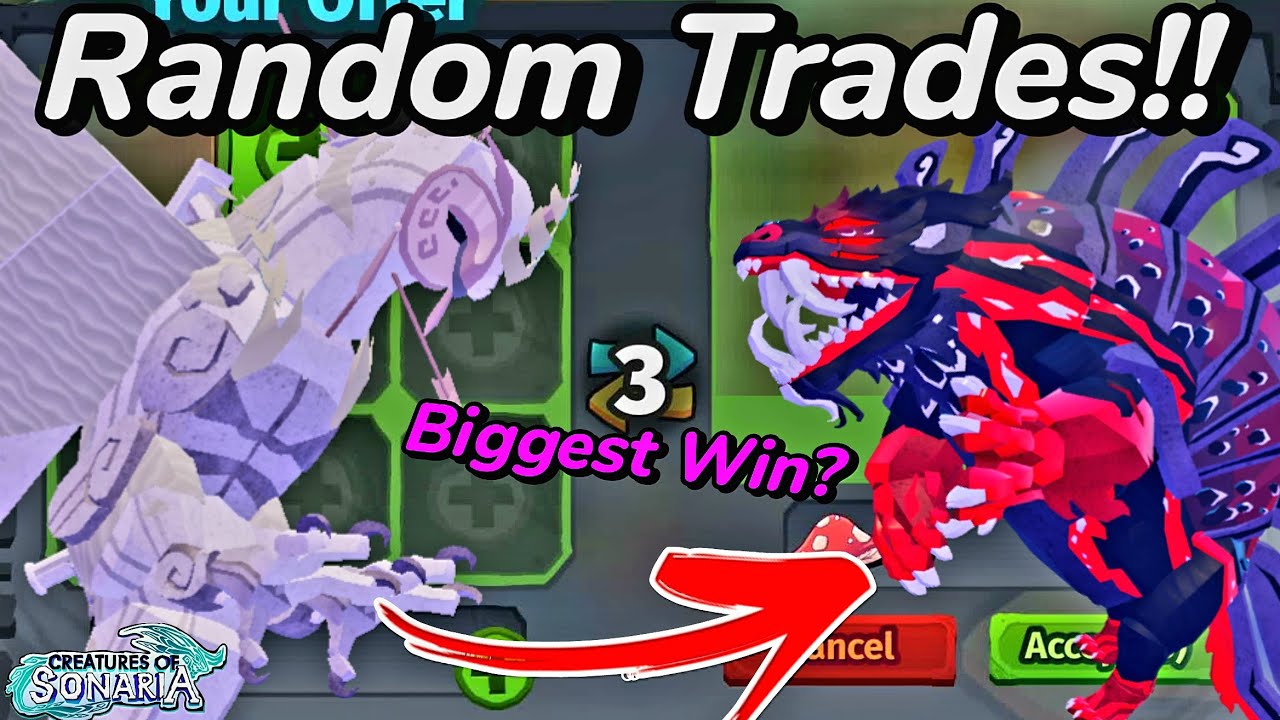 HUGE Wins... Random Trades Part 43?! 🤑 Creatures of Sonaria