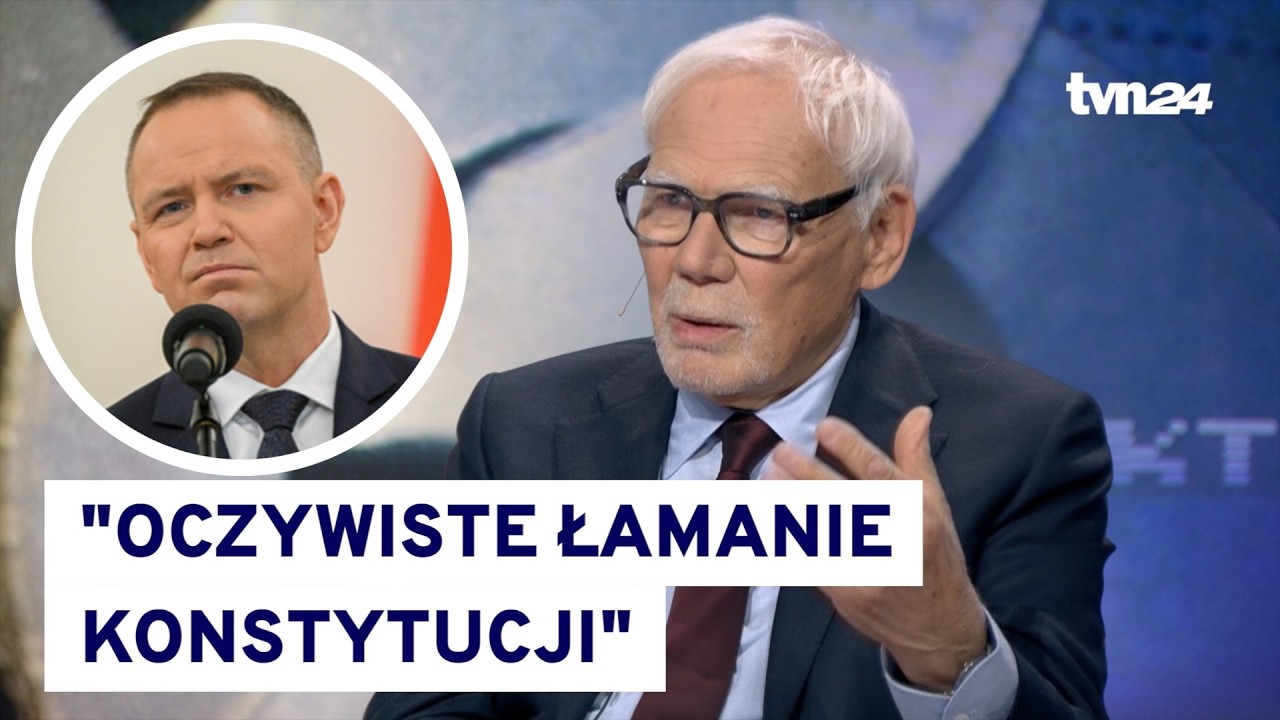 Sp&oacute;r o ślubowanie. Profesor Safjan: Sędziowie nie mają powod&oacute;w, żeby czekać @TVN24