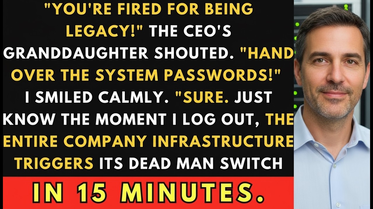 Fired as 'Legacy,' I Triggered the Company's Dead Man Switch.