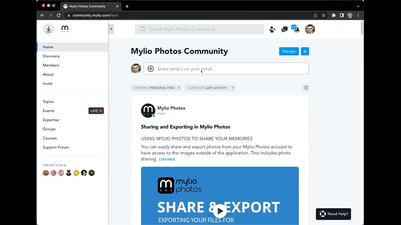 The Community and Account Management