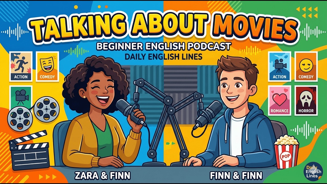 Basic English Podcast: How to Talk About Movies (Beginner Level)