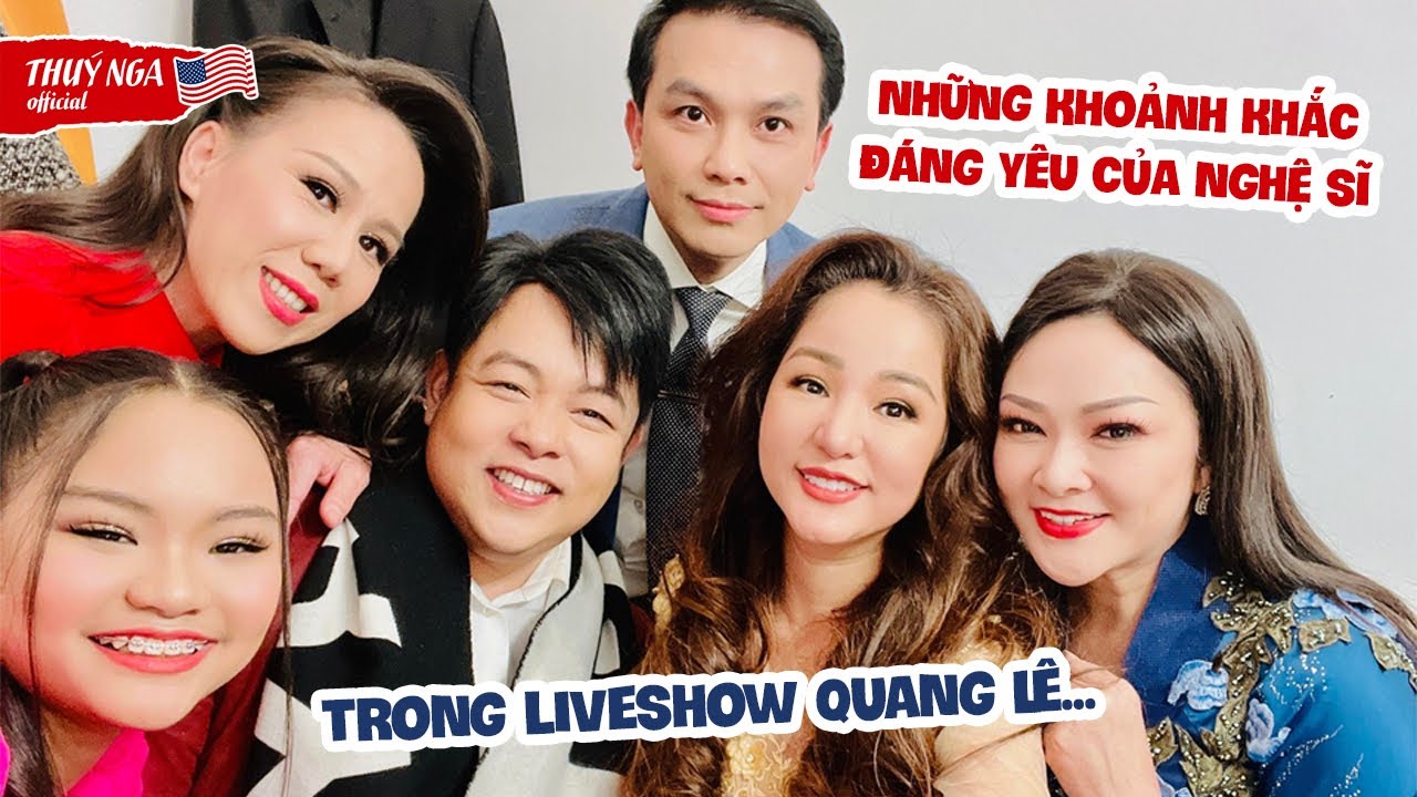 Khoảnh khắc ca sĩ Như Quỳnh và Mạnh Quỳnh tình tứ trong liveshow Quang Lê..