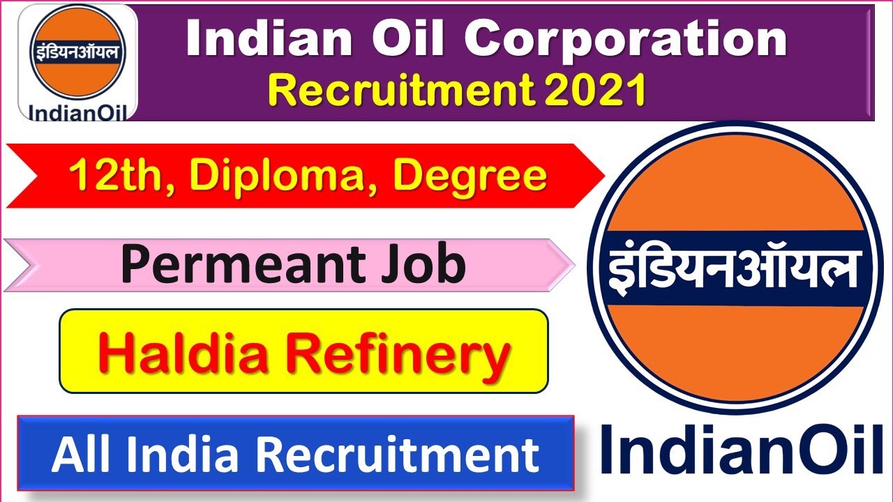 IOCL Recruitment 2020 || Permeant Job On Indian oil || Salary Rs. 25,000 || Full Details to apply