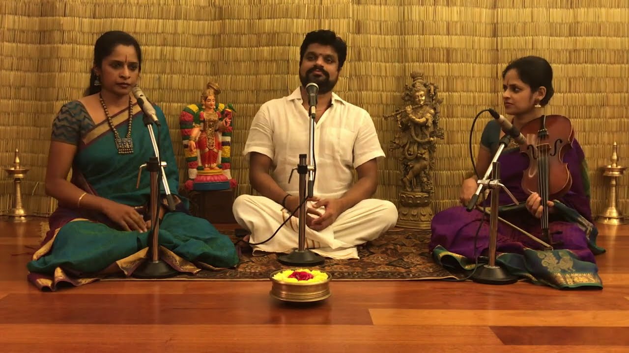 Thirupaavai 15 - ellE! iLangkiLiyE! - Begada - Kunnakudi Balamurali Krishna and Akkarai sisters