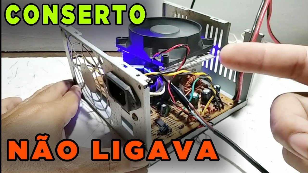FONTE DE PC N&Atilde;O LIGA VEJA COMO CONSERTAR R&Aacute;PIDO e GANHAR DINHEIRO F&Aacute;CIL
