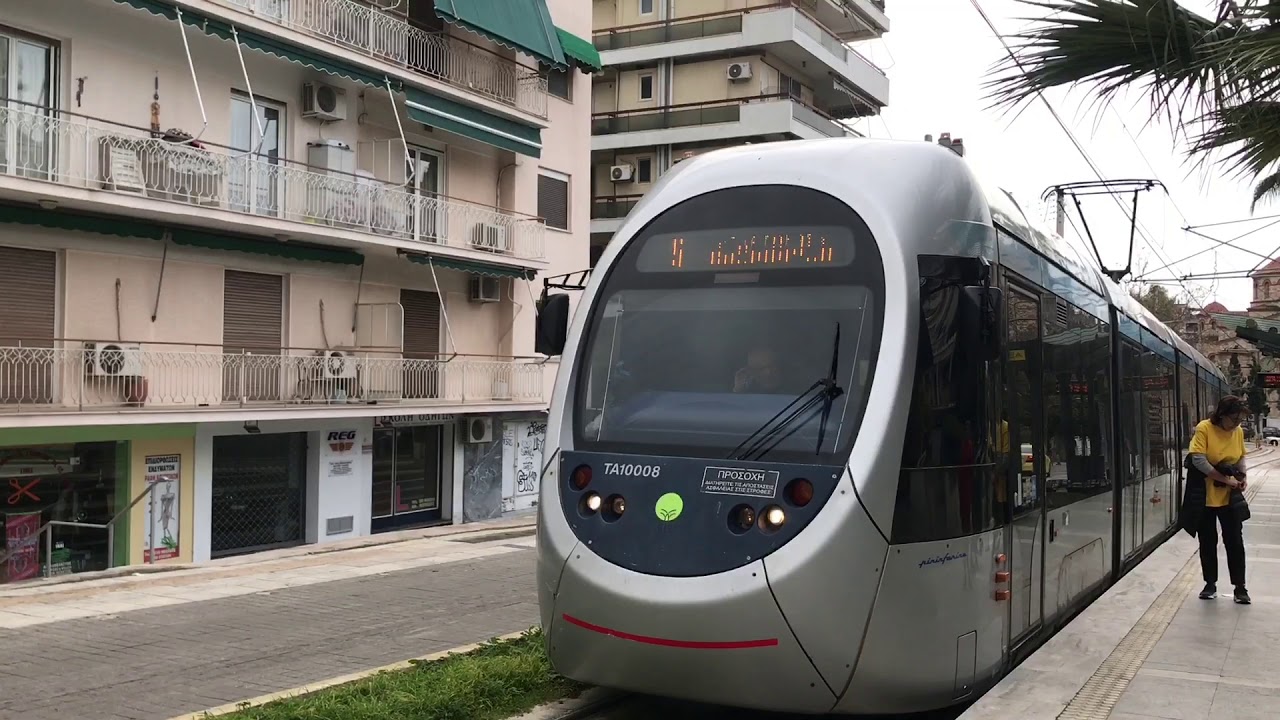 Athens Tram:Ansaldo-Breda Sirio low-floor trams in Athens