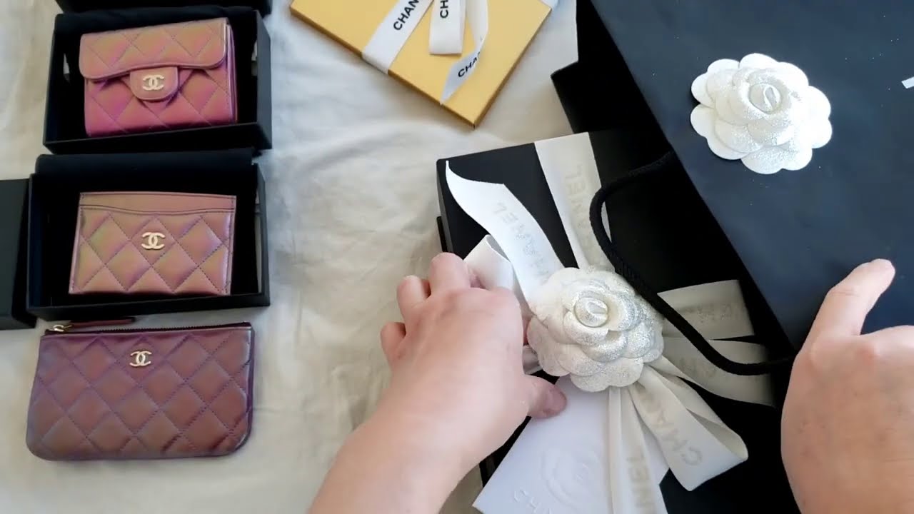 Chanel IRIDESCENT PURPLE Mini Rectangular Unboxing from 20B1 Collections 