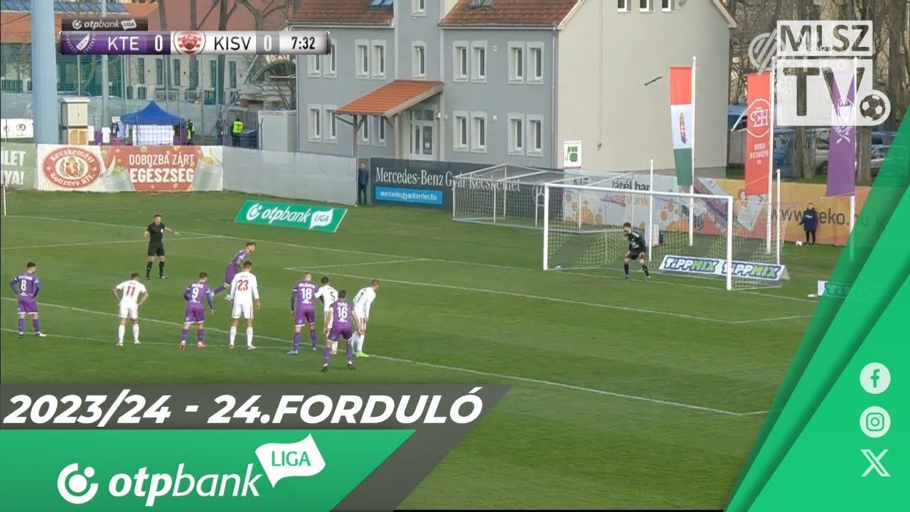 Kecskeméti TE - Kisvárda Master Good | 3-1 | (2-1) | OTP Bank Liga | 24. forduló | MLSZTV