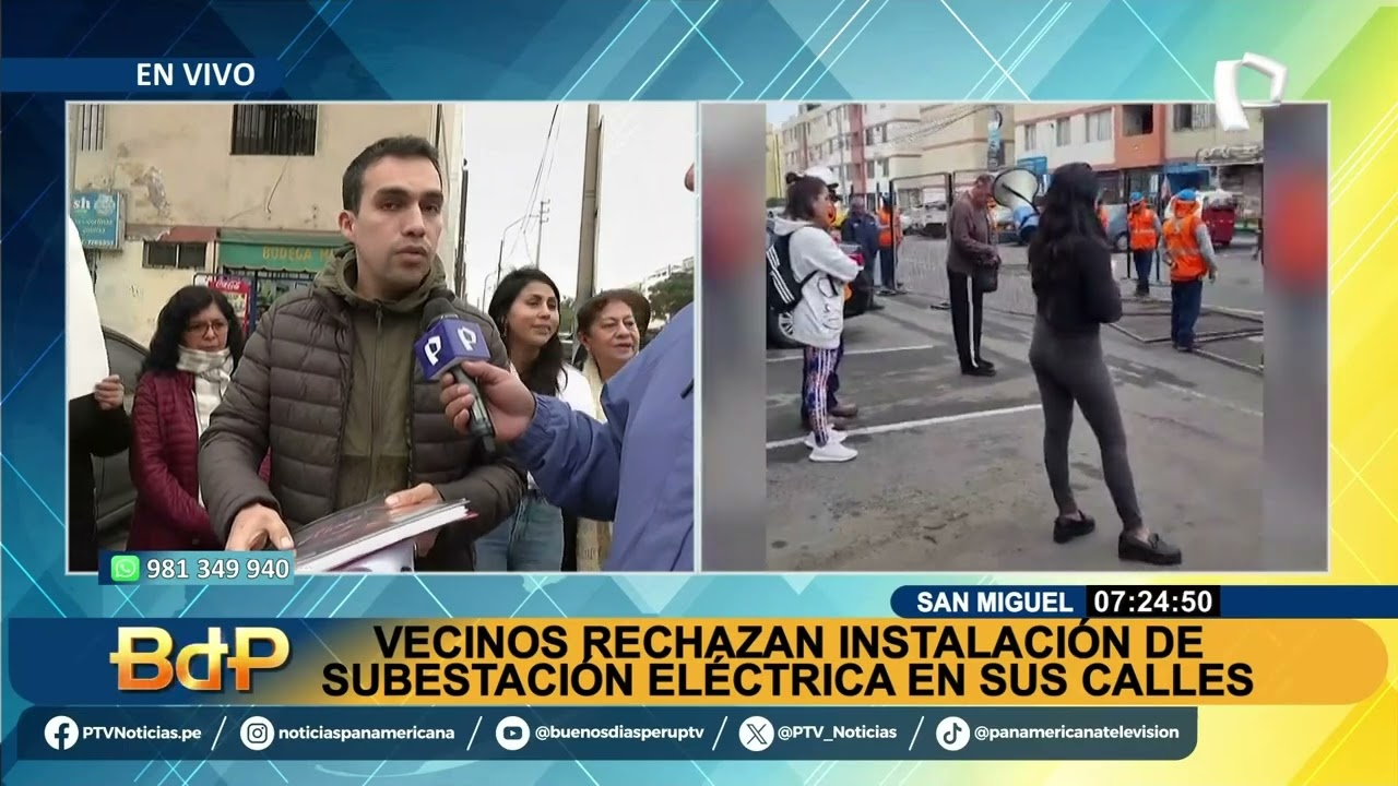Vecinos de San Miguel rechazan instalación de subestación eléctrica y son demandados por Enel
