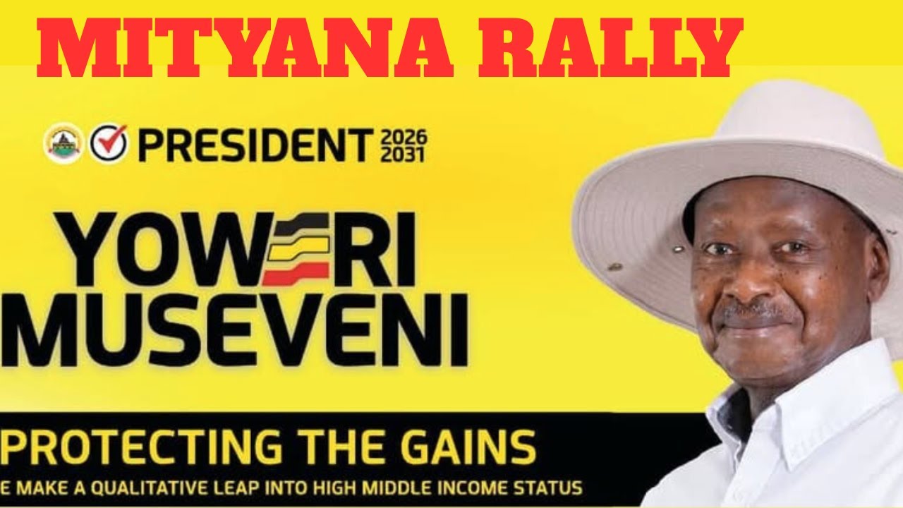 LIVE: PRESIDENT MUSEVENI MITYANA CAMPAIGN RALLY