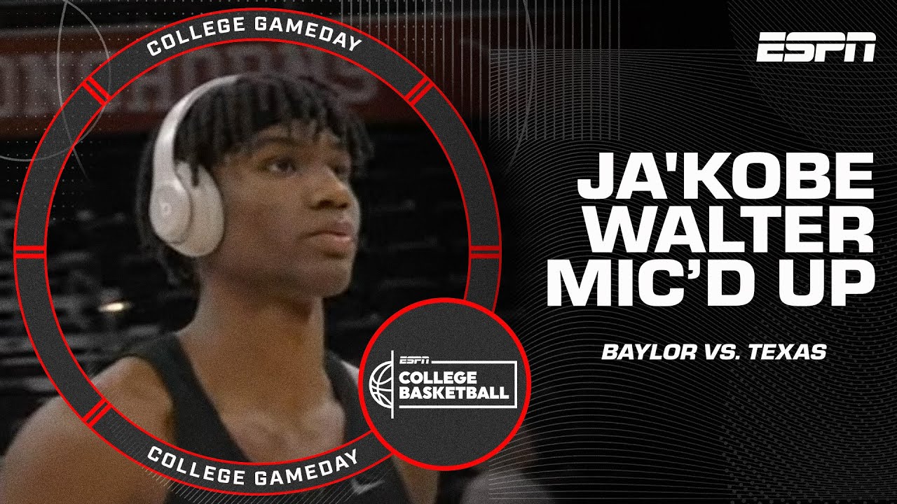 'STAY TOGETHER & EXECUTE!' - Ja'Kobe Walter mic’d up pregame plan  🎤  | Countdown to GameDay