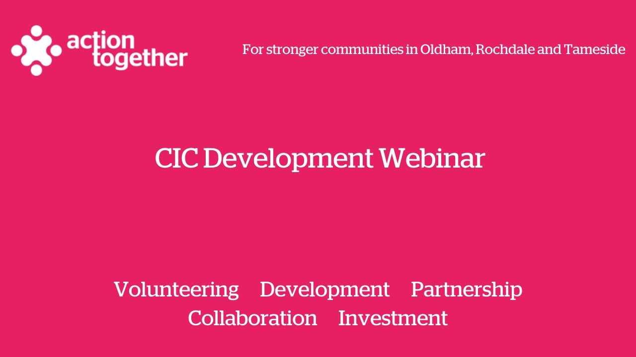 Advice On Setting Up A Community Interest Company - CIC Development Webinar