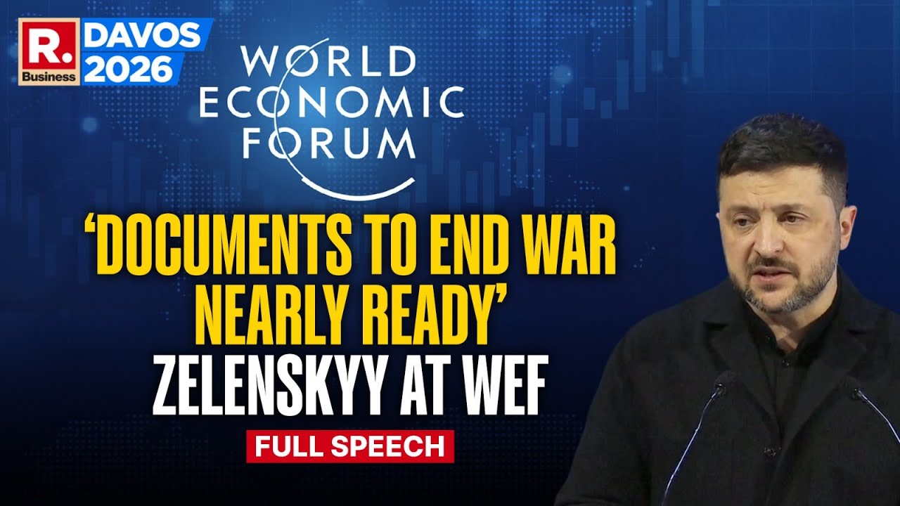 Ukraine President Volodymyr Zelenskyy's Full Speech At Davos | WEF 2026