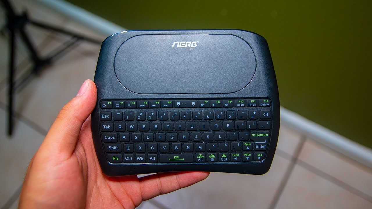 Aerb Backlit Mini Wireless Keyboard with Touchpad Review