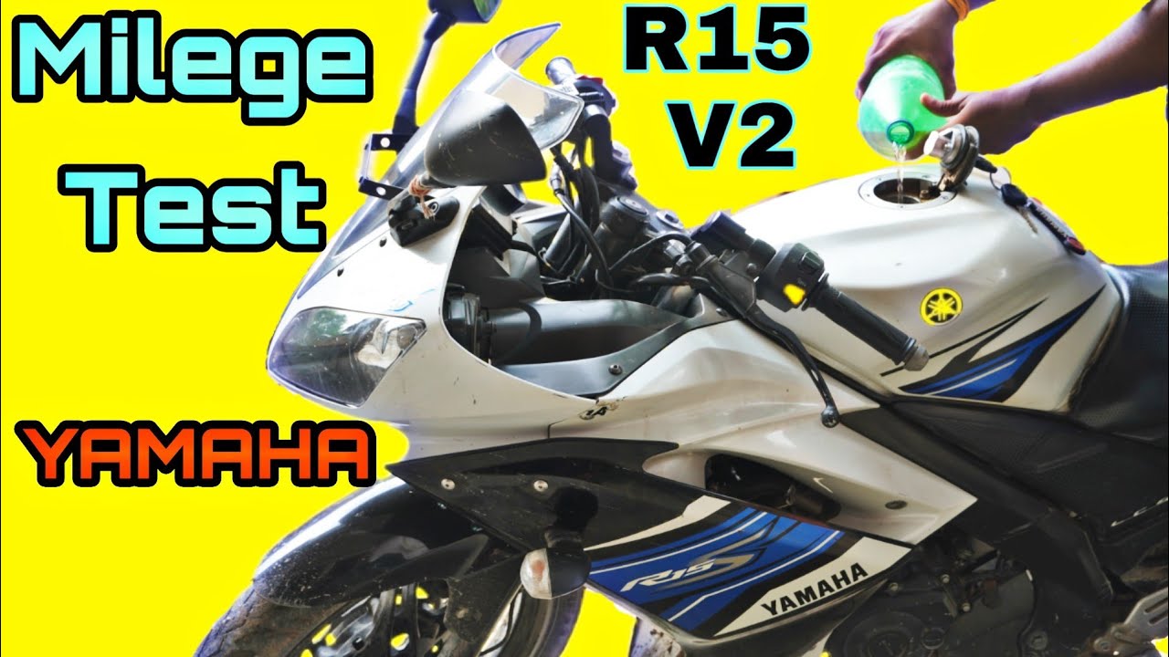 YAMAHA R15 V2 Milege test after use (23000km)