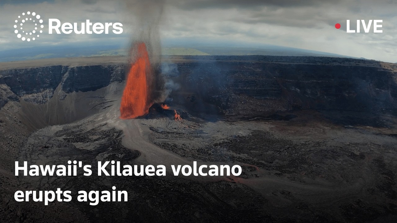 LIVE: Hawaii's Kilauea volcano erupts again
