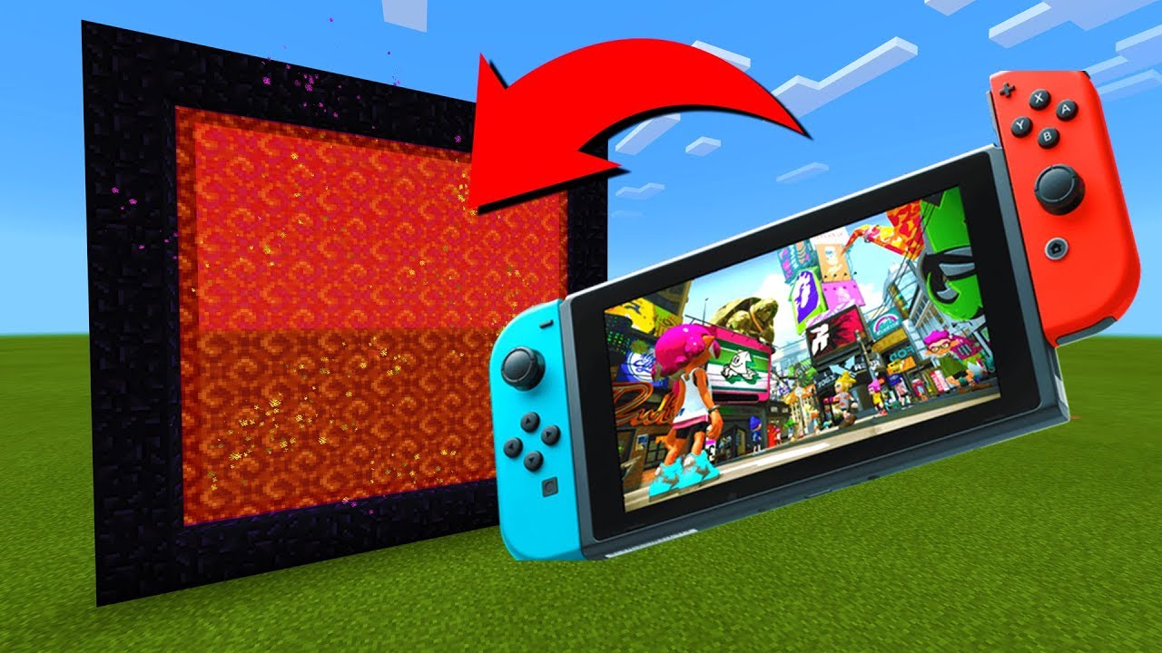 How To Make A Portal To The Nintendo Switch Dimension in Minecraft!